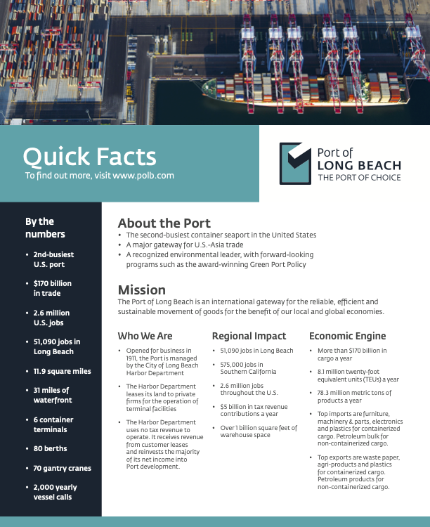 POLB Quick Facts Flyer